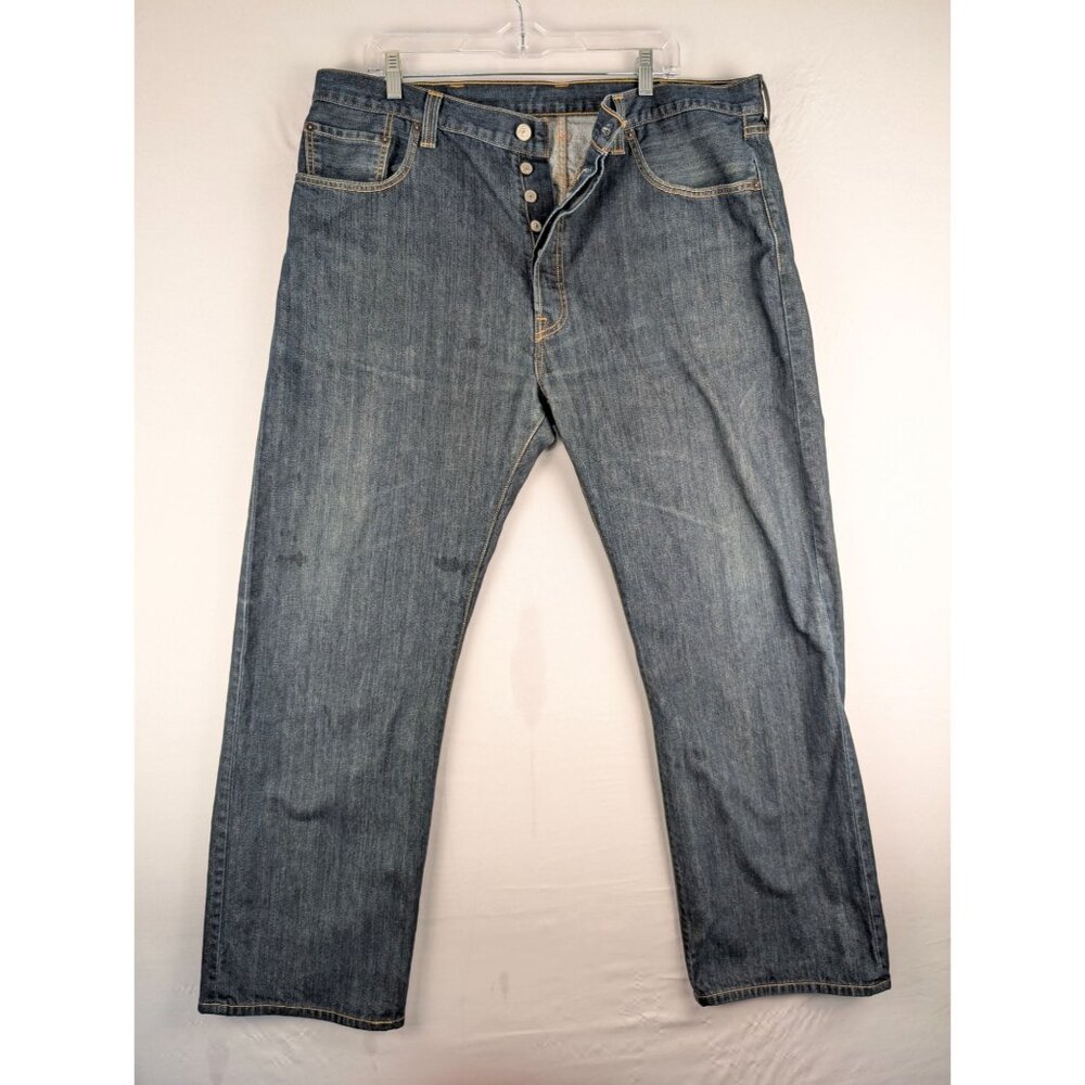 Levis Jeans Mens‎ 40x30 Blue 501 Brooks Brothers Button-Fly USA Made 100% Cotton